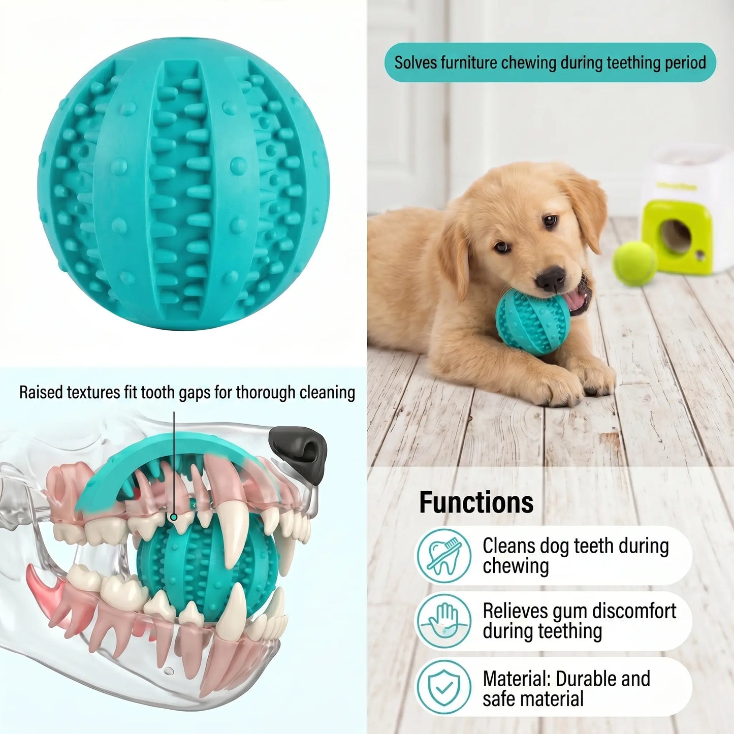 Interactive Automatic Tennis Ball Launcher for Dogs – Treat Reward Training Toy for Small & Medium Breeds