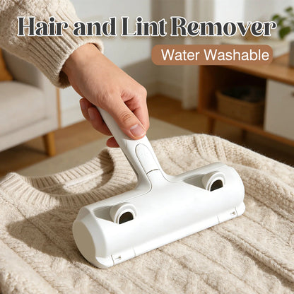 Reusable Pet Hair Remover Brush — Cat & Dog Hair Removal for Sofas, Carpets & Fabric Surfaces | Washable, Eco-Friendly Lint Brush