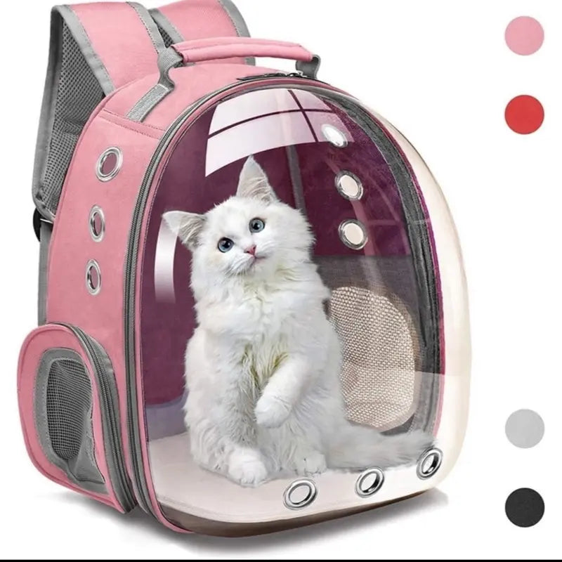 Bubble Pet Carrier — Panoramic Window Carrier Bag for Cats & Small Dogs | Comfortable, Secure & Ventilated | Perfect for Travel & Daily Use