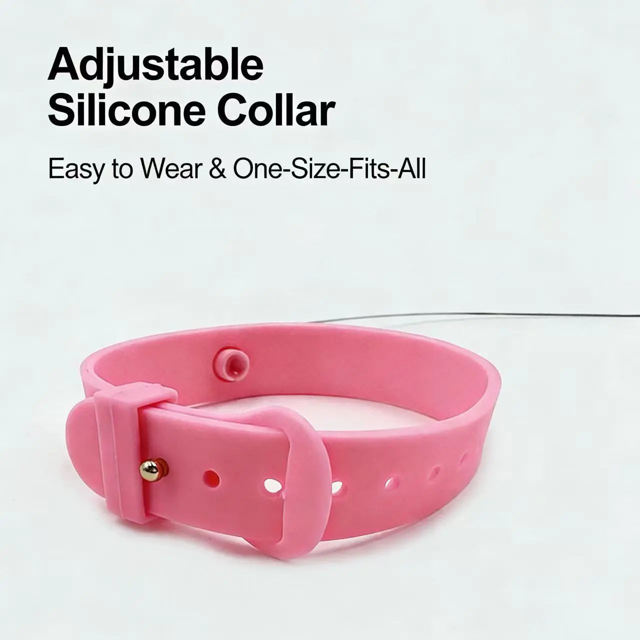 Feather Cat Toy Collar — Interactive Wand Teaser with Bell | Adjustable Silicone Neck Collar | Indoor Hunting & Exercise Toy for Cats & Kittens