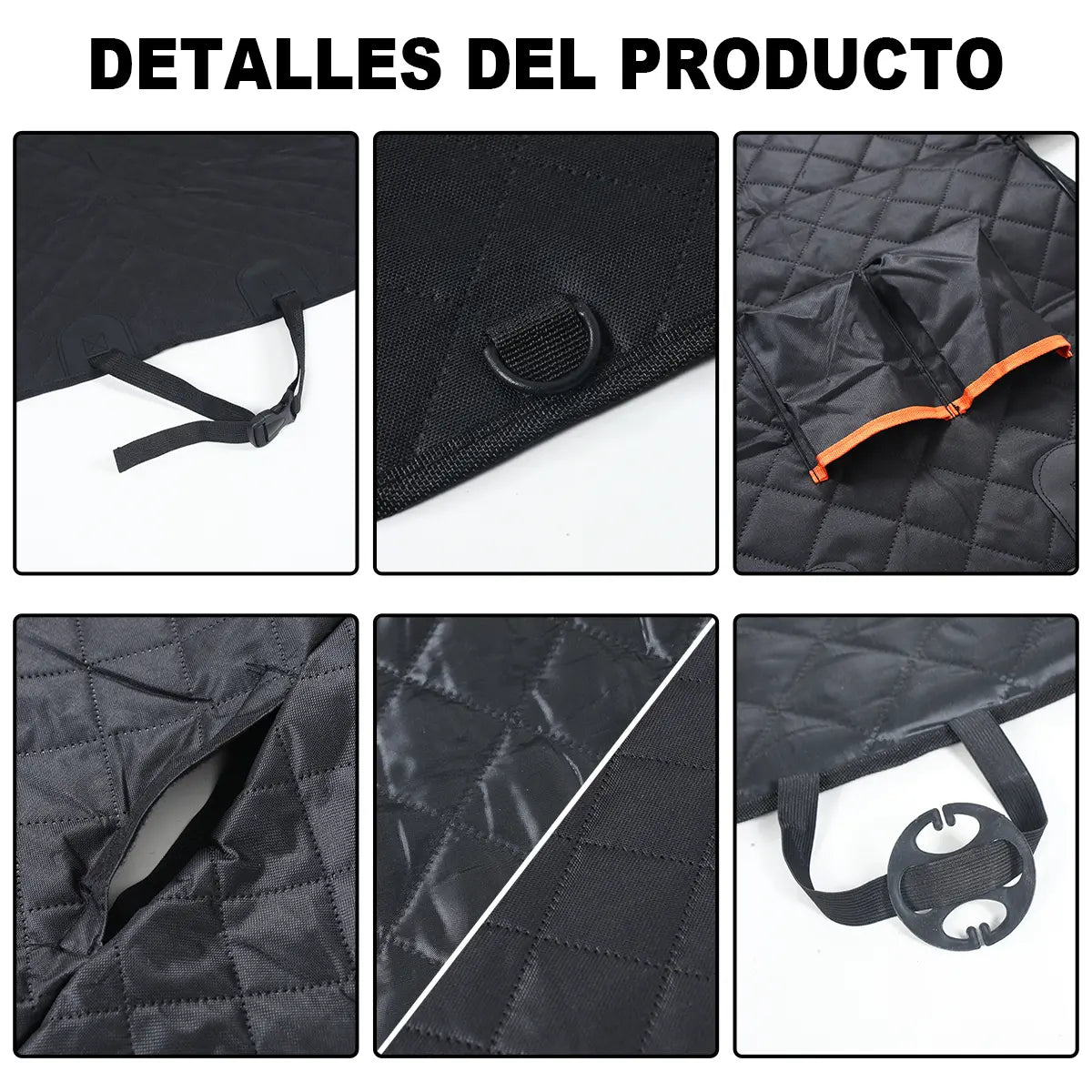 Dog Car Seat Cover Hammock — Waterproof, Scratch-Proof & Nonslip | Side Flaps, Mesh Window & Storage Pocket | Fits Sedans, SUVs & Trucks | Heavy-Duty 4-Layer Protection