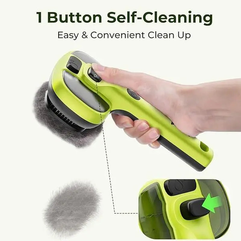Pecute Cat Steam Brush — Self-Cleaning Grooming Brush with 2 Water Spray Modes & Large Capacity Tank | Reduces Shedding, Massages & Conditions Coat | Cool Mist | For Cats & Dogs