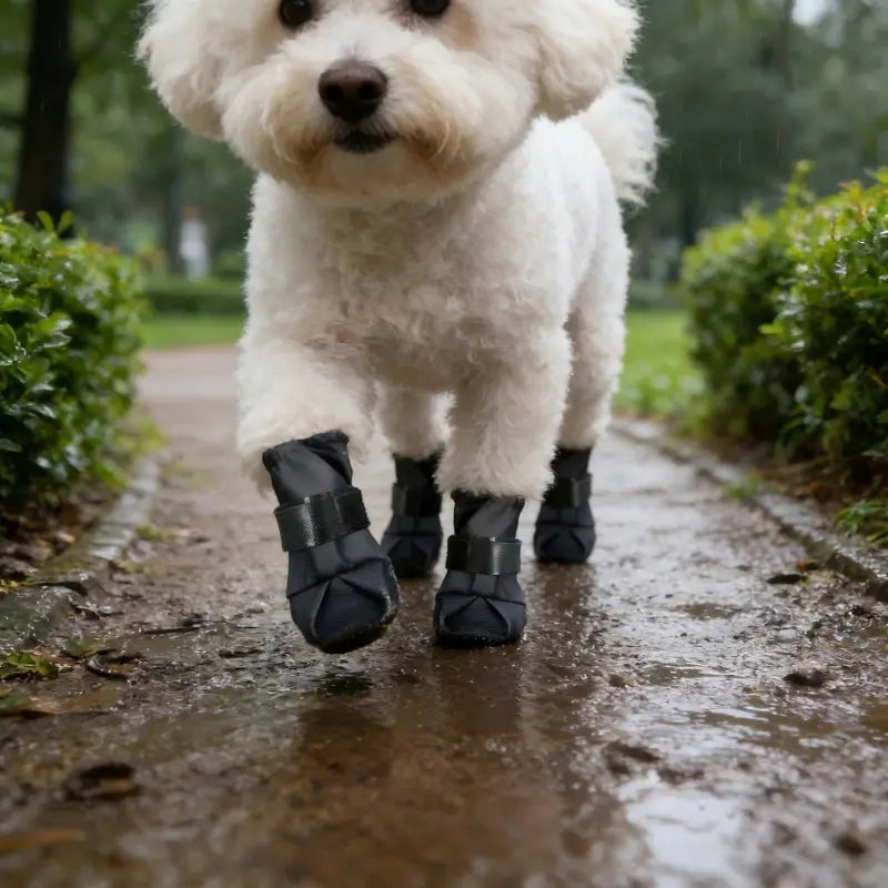 All-Season High-Top Dog Boots — Waterproof, Non-Slip & Durable Paw Protection | Keeps Paws Clean & Safe on Any Terrain | For Small, Medium & Large Dogs