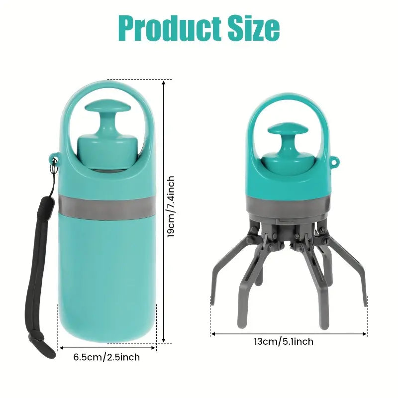 Portable Dog Poop Scooper & Waste Bag Dispenser – Clean, Hygienic & Easy Pet Waste Pickup