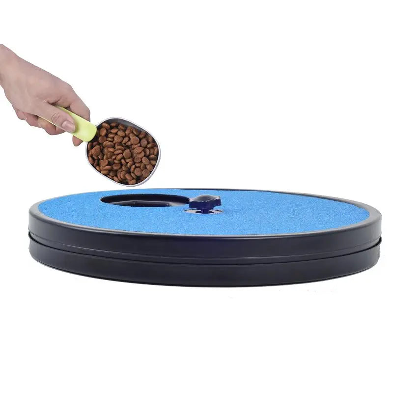 2-in-1 Dog Scratch Board & Slow Feeder Bowl — Natural Nail Filing Toy with Treat Dispenser | No Clippers Needed | Interactive Puzzle Toy for Bored & Anxious Dogs