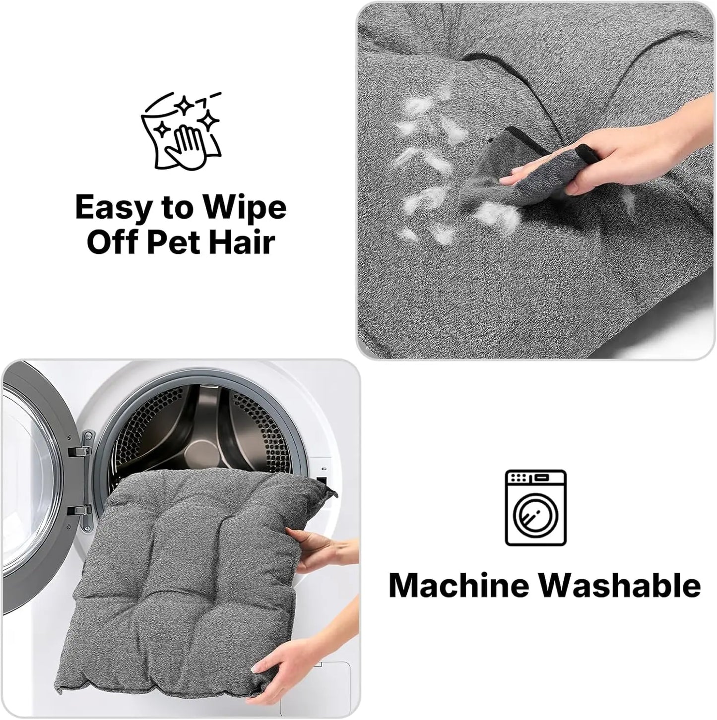 Veehoo Indestructible Dog Bed for Crates — Chew-Proof, Reinforced Corners | High-Loft Padding | Washable Pet Mat for Large Dogs | 4 Sizes