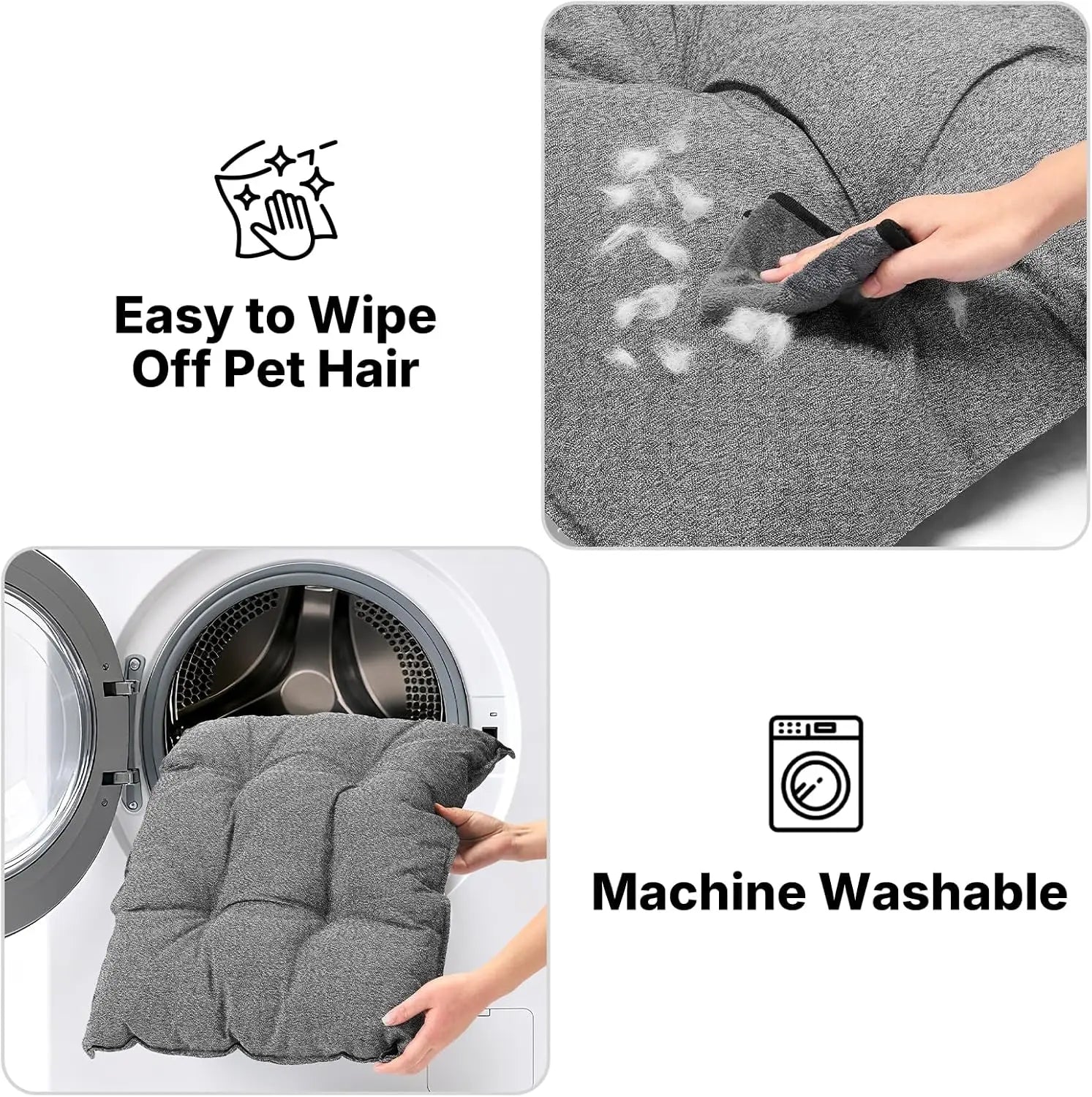Veehoo Indestructible Dog Bed for Crates — Chew-Proof, Reinforced Corners | High-Loft Padding | Washable Pet Mat for Large Dogs | 4 Sizes