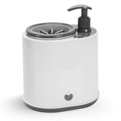 Automatic Pet Paw Cleaner & Massager – Soft Silicone Paw Washer with Built-In Soap Dispenser