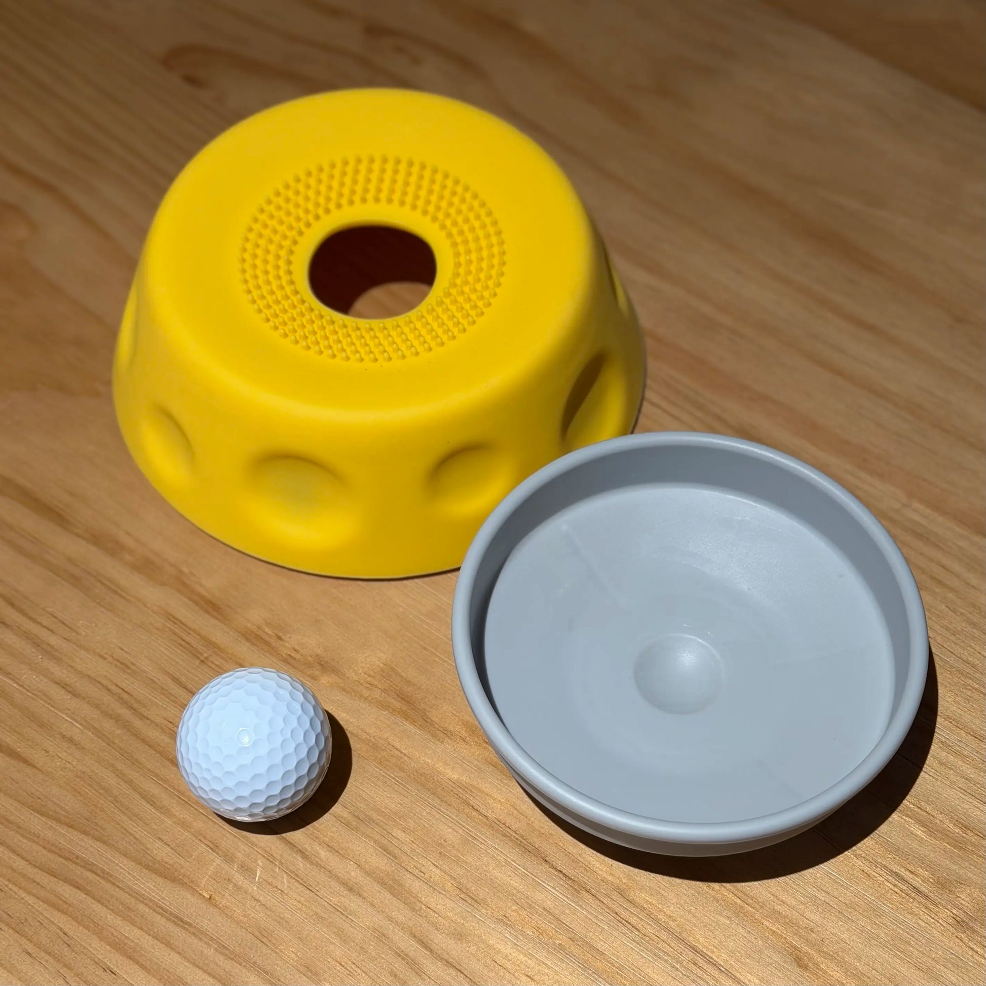 2-in-1 Dog Slow Feeder Bowl & Lick Mat with Rolling Ball — Suction Cup Base | No-Mess Liquid Treat Dispenser | Mental Enrichment & Digestive Health