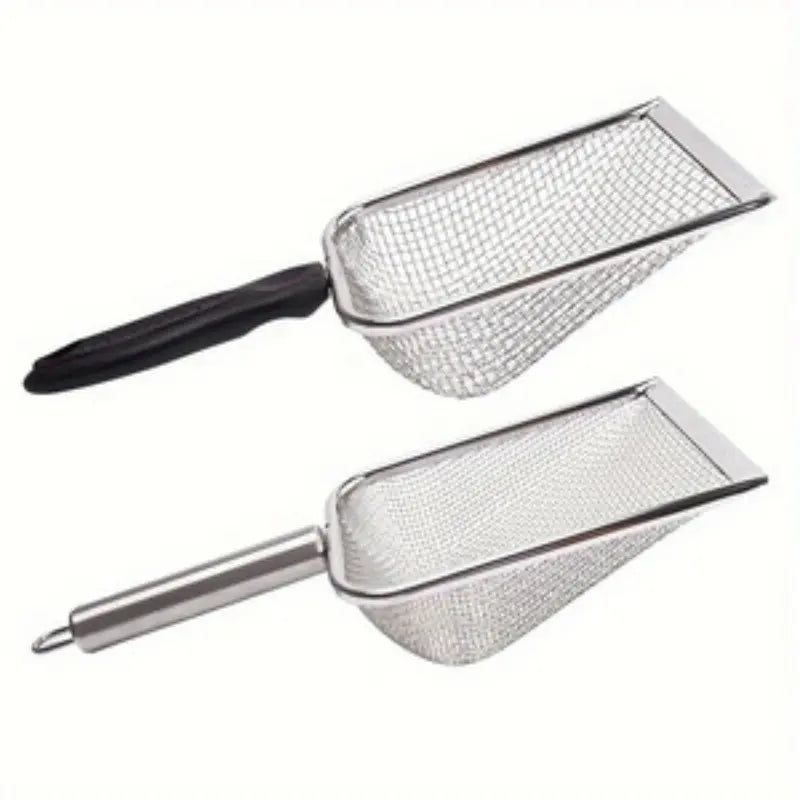 Stainless Steel Pet Waste Scoop — Cat Litter, Dog & Chicken Waste | Filter Net | Durable, Easy-Clean Multi-Purpose Pet Care Tool