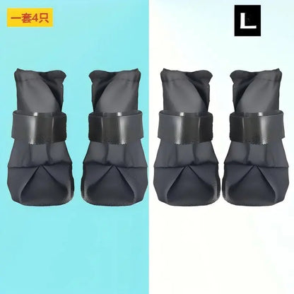 All-Season High-Top Dog Boots — Waterproof, Non-Slip & Durable Paw Protection | Keeps Paws Clean & Safe on Any Terrain | For Small, Medium & Large Dogs