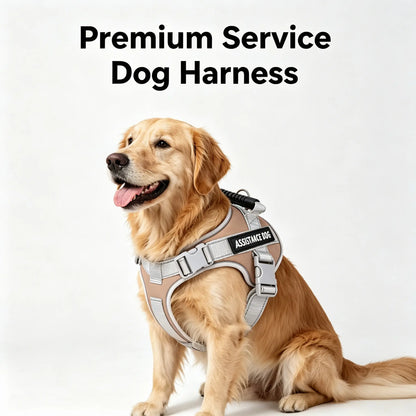 Pet Dog Harness — Glow-In-The-Dark Safety Harness with Chest Strap | Easy On/Off, Fully Adjustable | Ideal for Small, Medium & Large Dogs | Walking, Training & Outdoor Travel