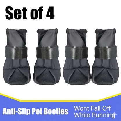 All-Season High-Top Dog Boots — Waterproof, Non-Slip & Durable Paw Protection | Keeps Paws Clean & Safe on Any Terrain | For Small, Medium & Large Dogs