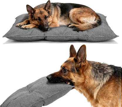 Veehoo Indestructible Dog Bed for Crates — Chew-Proof, Reinforced Corners | High-Loft Padding | Washable Pet Mat for Large Dogs | 4 Sizes