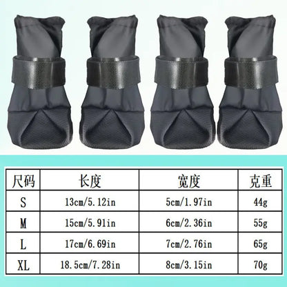 All-Season High-Top Dog Boots — Waterproof, Non-Slip & Durable Paw Protection | Keeps Paws Clean & Safe on Any Terrain | For Small, Medium & Large Dogs