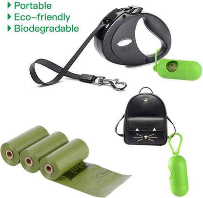 Biodegradable Scented Dog Poop Bags — 450 Count, 18 Rolls | Leak-Proof, Extra-Thick 9x13" Bags | Dispenser Included | Degrades in 12–18 Months | All Breeds & Sizes