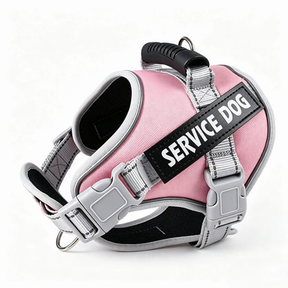 Pet Dog Harness — Glow-In-The-Dark Safety Harness with Chest Strap | Easy On/Off, Fully Adjustable | Ideal for Small, Medium & Large Dogs | Walking, Training & Outdoor Travel