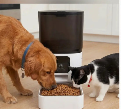 PAPIFEED Wi-Fi Automatic Pet Feeder — 6L App-Controlled Dog & Cat Feeder | Scheduled Feeding, Smart Life Compatible | Stainless Steel & Plastic | Dishwasher Safe Parts