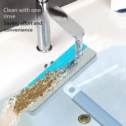 Reusable Pet Hair Remover Brush — Extra-Long Handle, Washable Lint Cleaner for Dog & Cat Hair | Multi-Surface Use on Furniture, Bedding, Clothes & Car Interiors