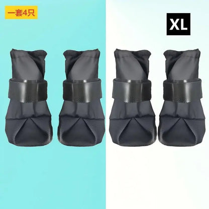 All-Season High-Top Dog Boots — Waterproof, Non-Slip & Durable Paw Protection | Keeps Paws Clean & Safe on Any Terrain | For Small, Medium & Large Dogs